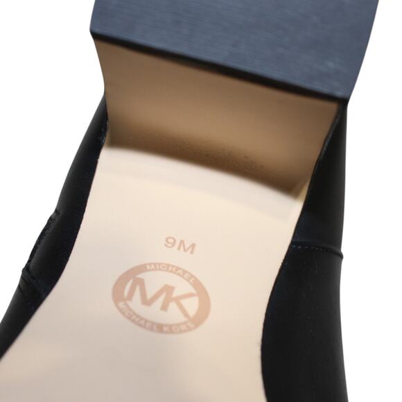 MICHAEL Michael Kors Frenchie Vachetta Leather Ankle Boot Booties Black Size 9 - Picture 7 of 7